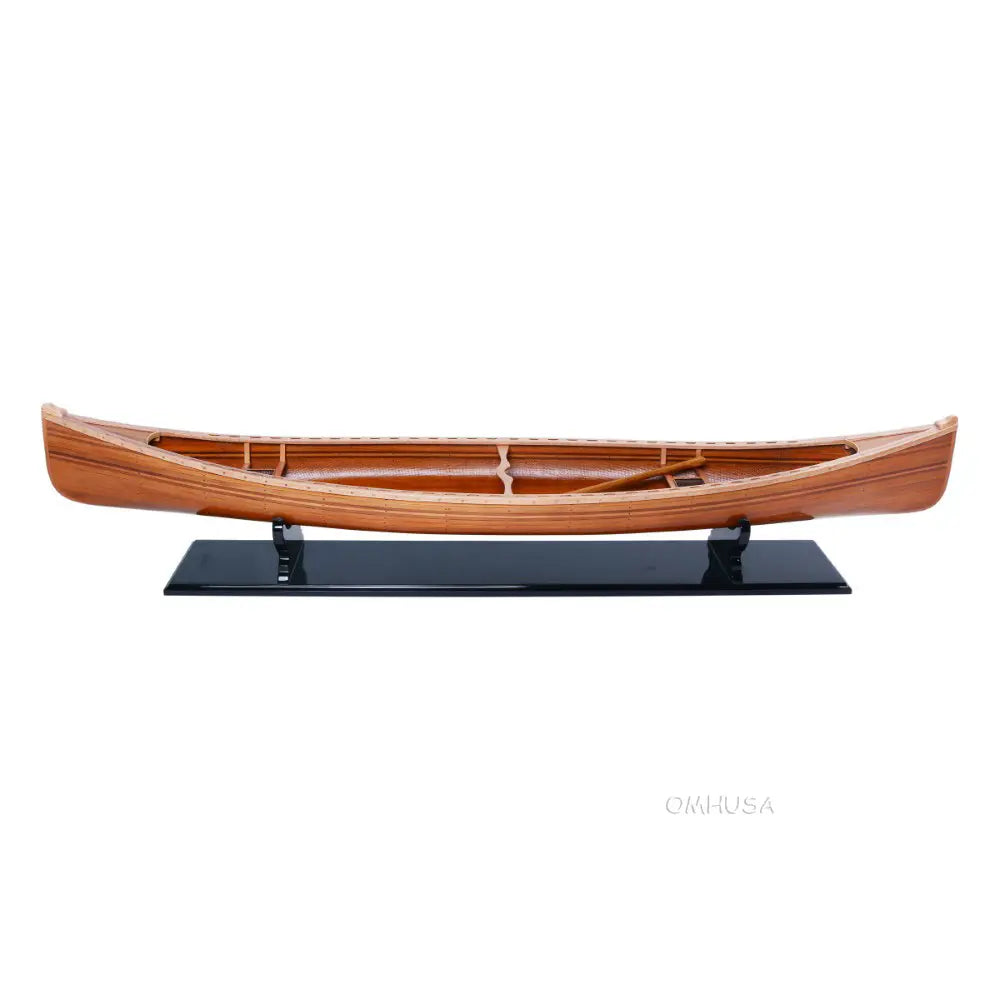 Wooden Canoe Boat Model-B077