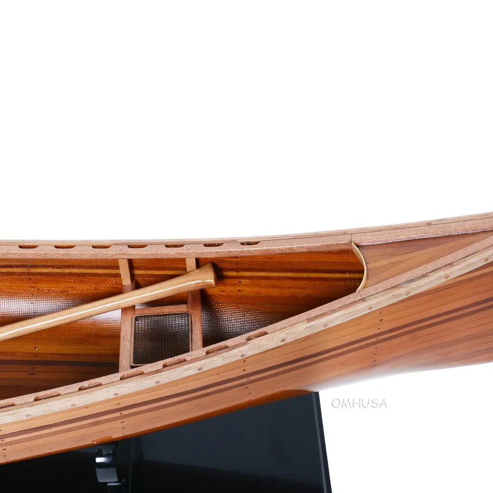 Wooden Canoe Boat Model-B077