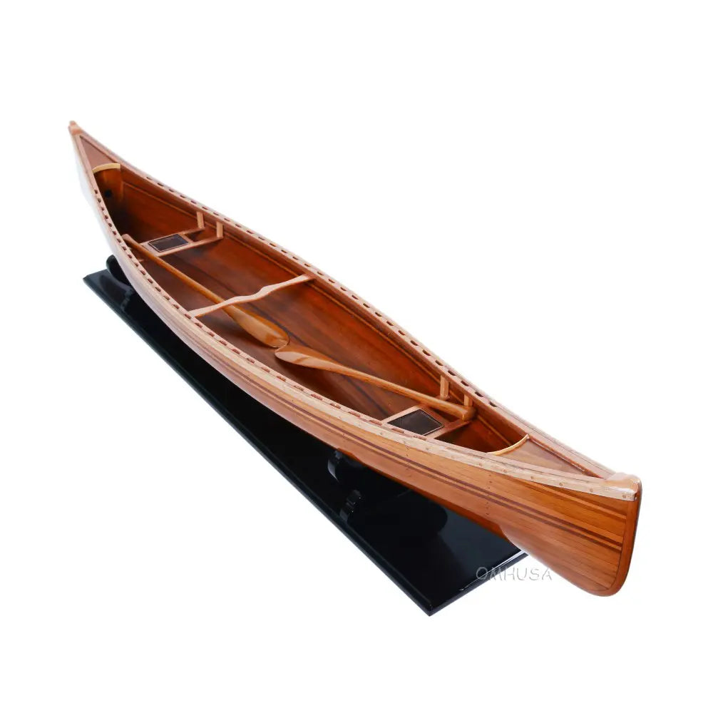 Wooden Canoe Boat Model-B077