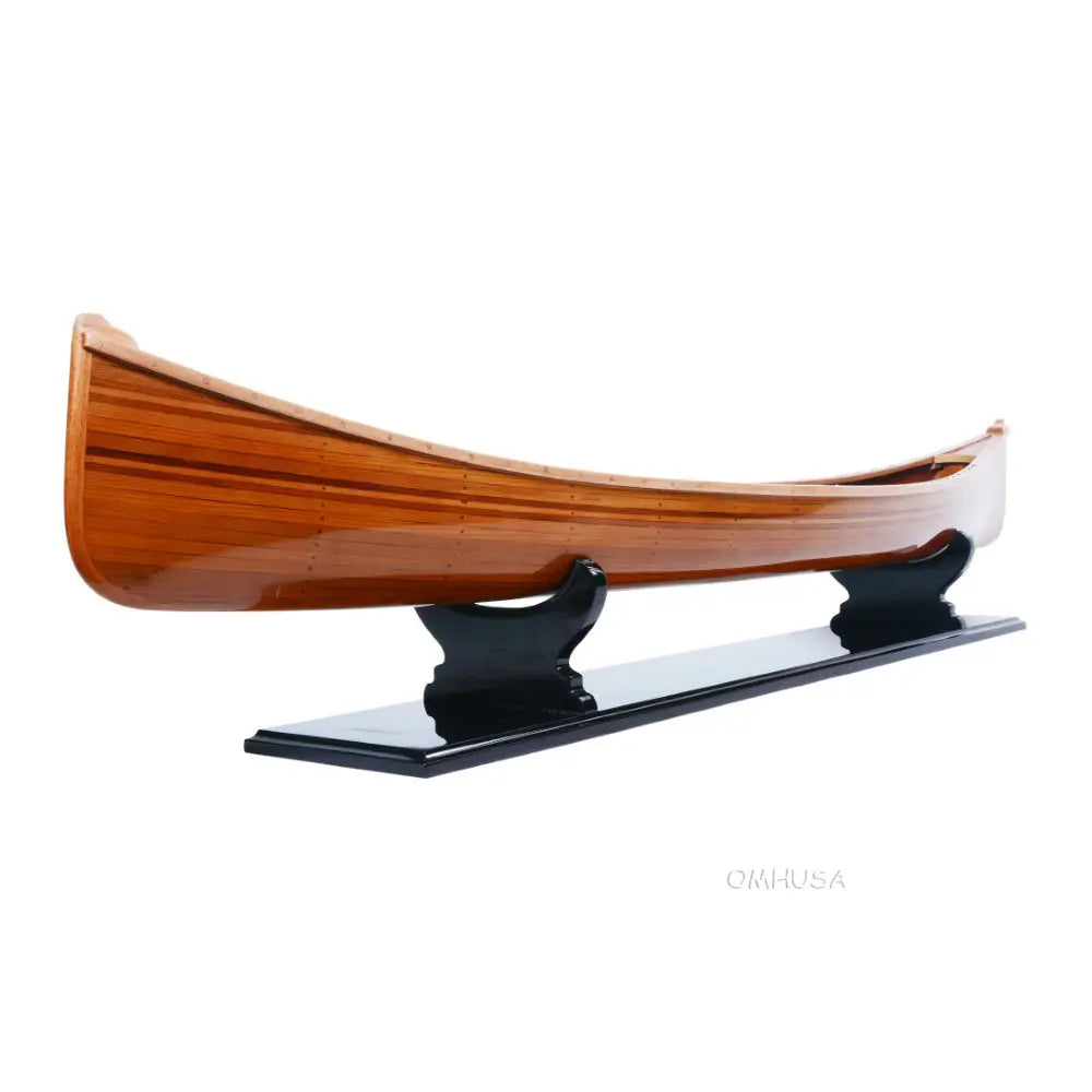 Wooden Canoe Boat Model-B077