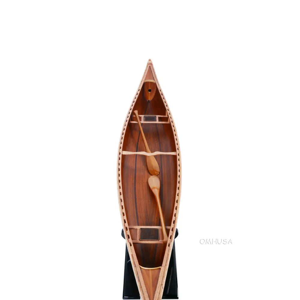 Wooden Canoe Boat Model-B077