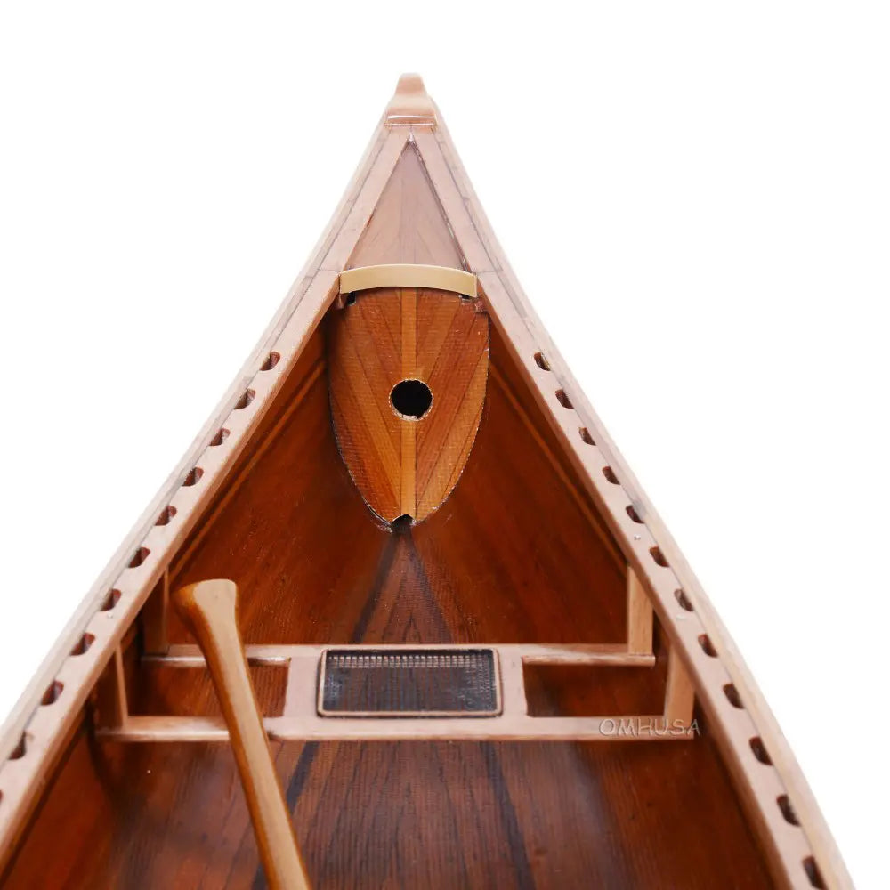 Wooden Canoe Boat Model-B077