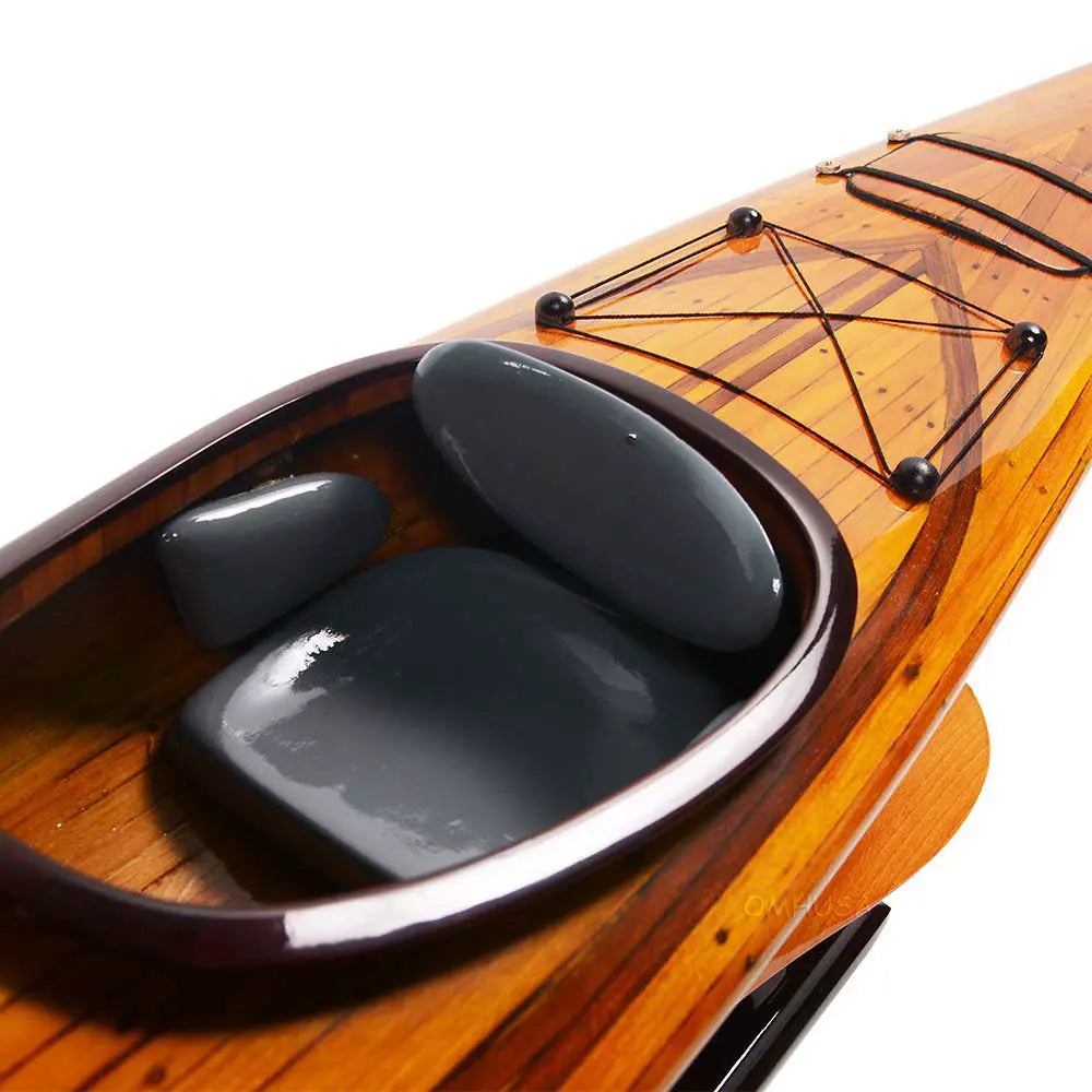 Kayak Wooden Boat Model