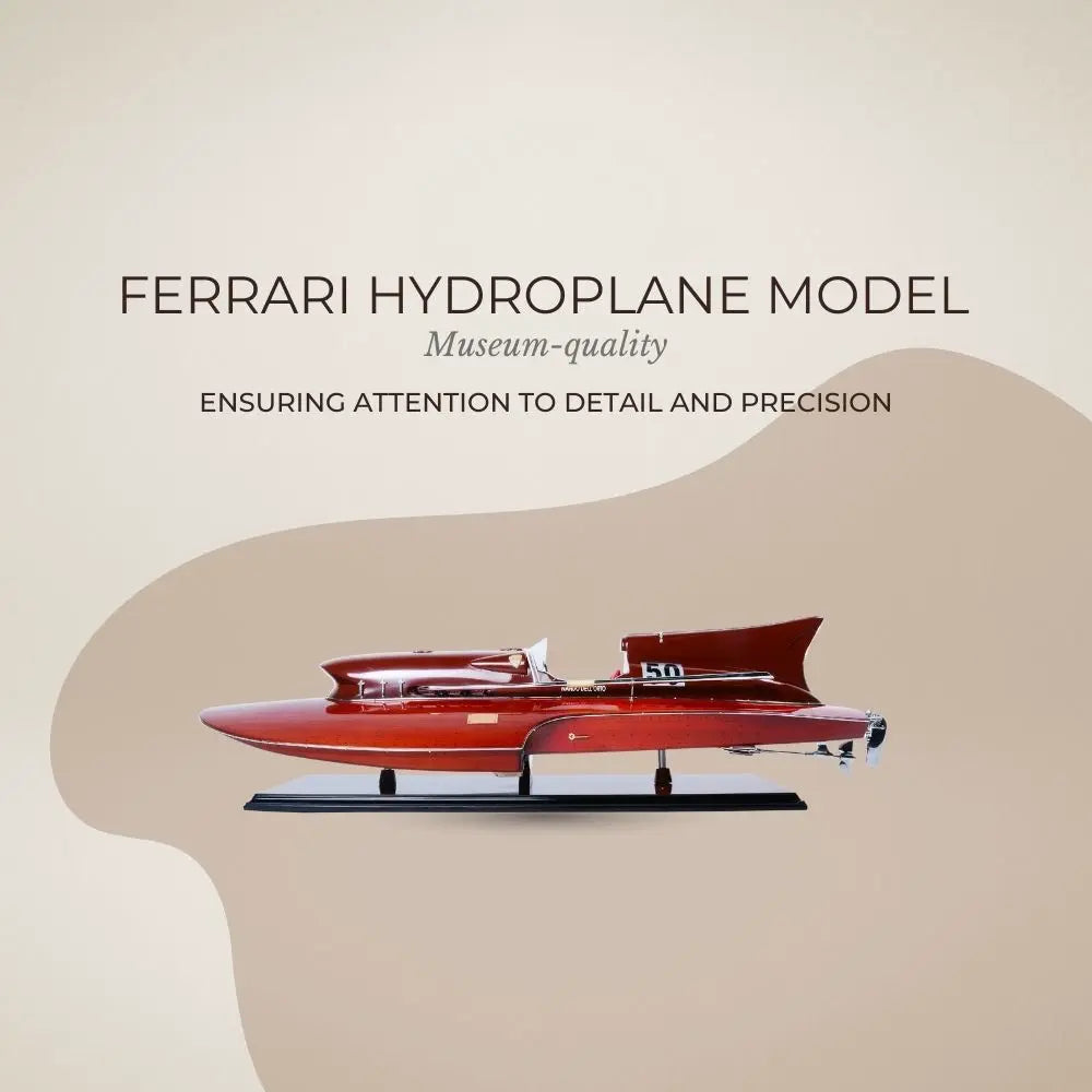 Ferrari Hydroplane Model Speed Boat-B087