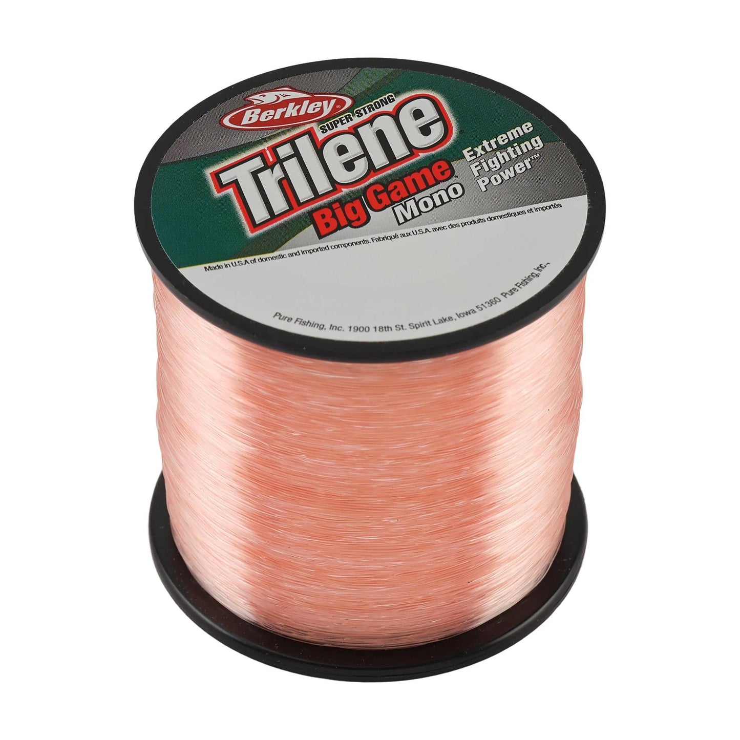 Berkley Trilene Big Game 1/4 Spool Pink Coral 15lb 900 Yards