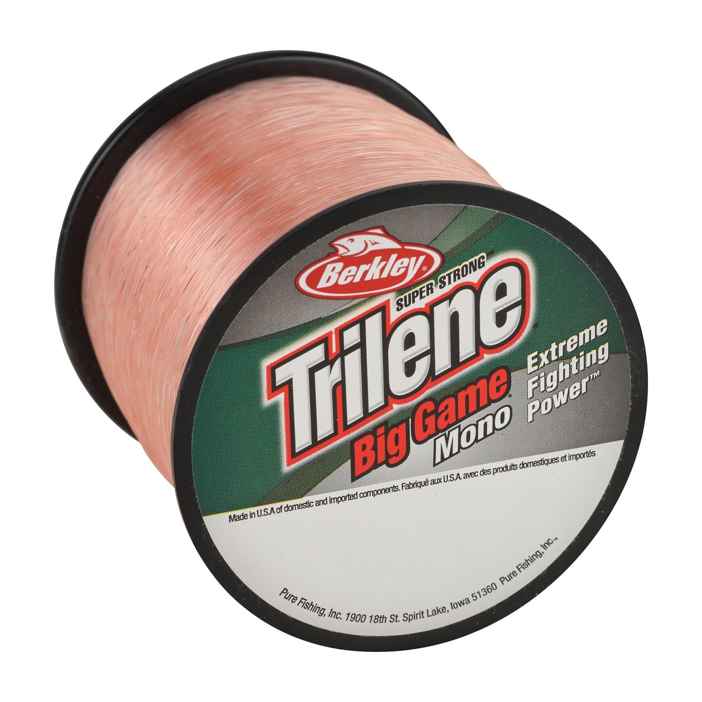 Berkley Trilene Big Game 1/4 Spool Pink Coral 15lb 900 Yards