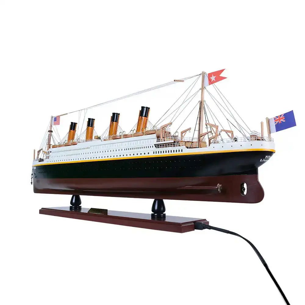 RMS Titanic Model Cruise Ship with Lights