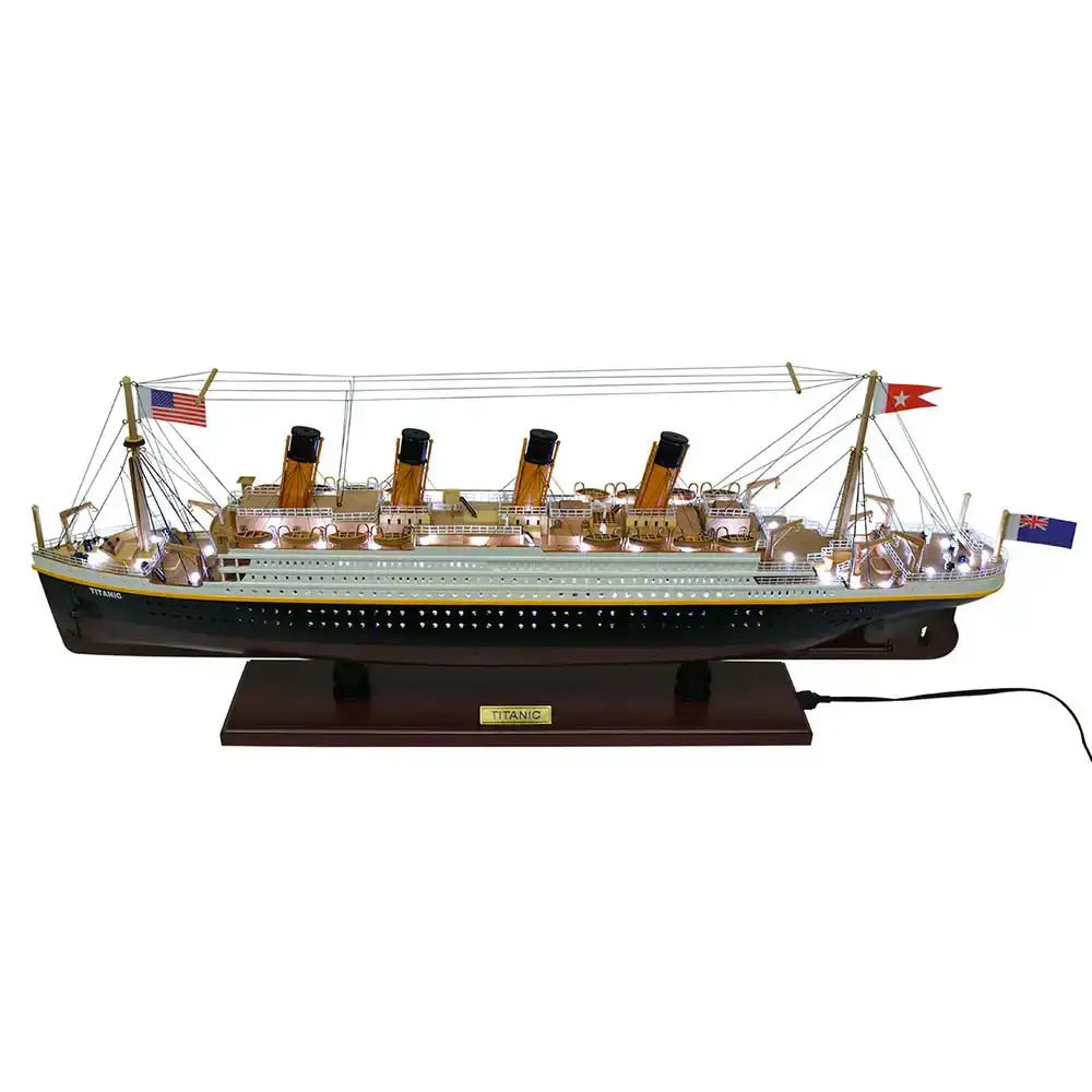 RMS Titanic Model Cruise Ship with Lights