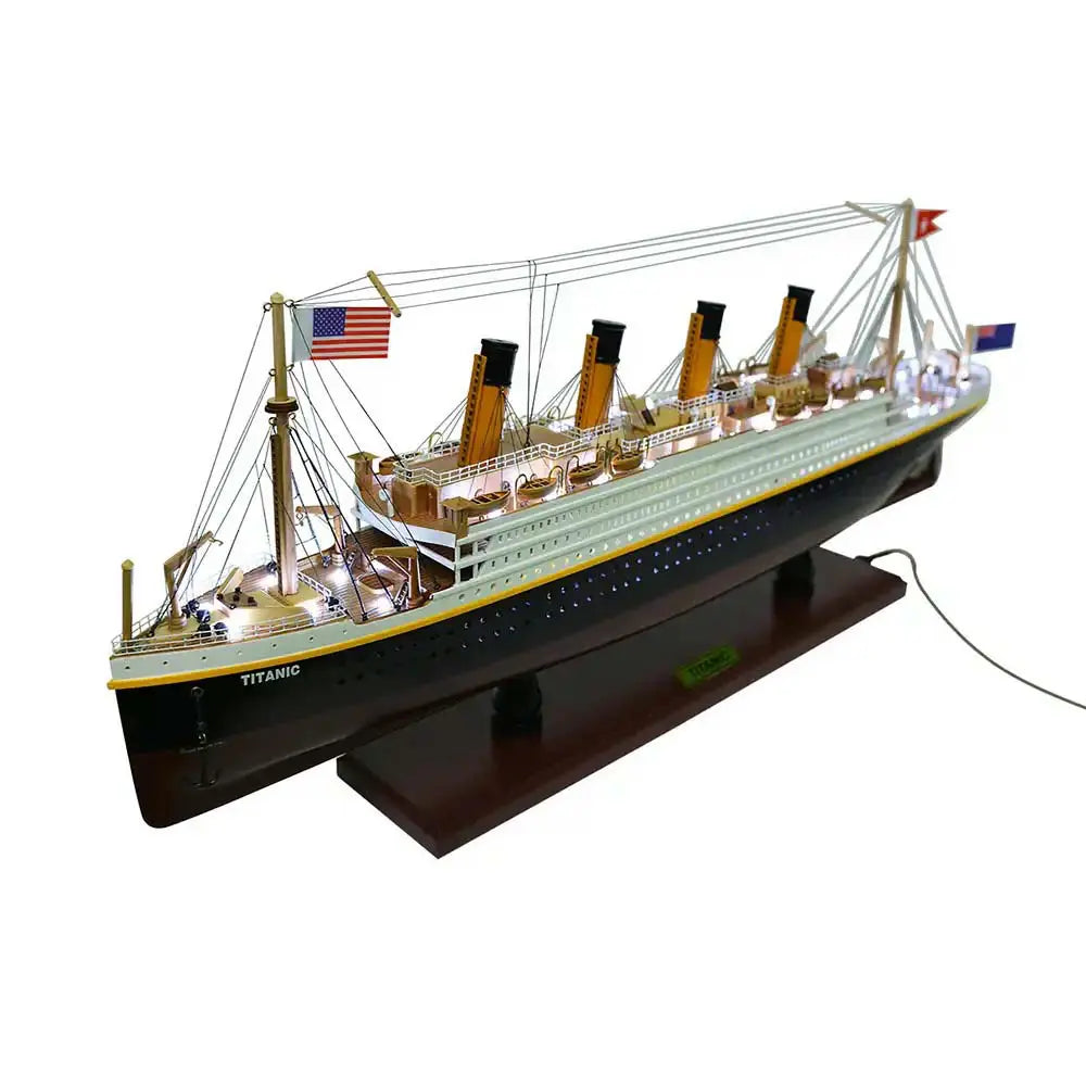 RMS Titanic Model Cruise Ship with Lights