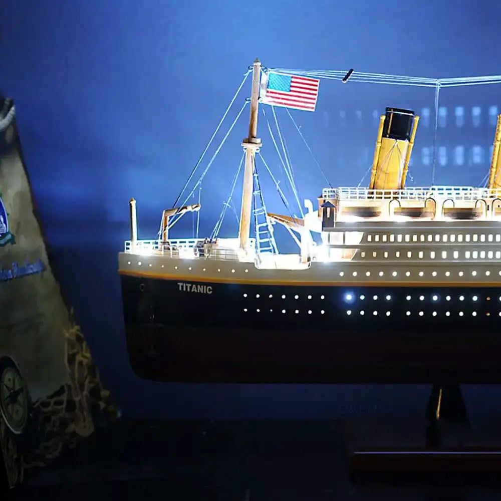RMS Titanic Model Cruise Ship with Lights