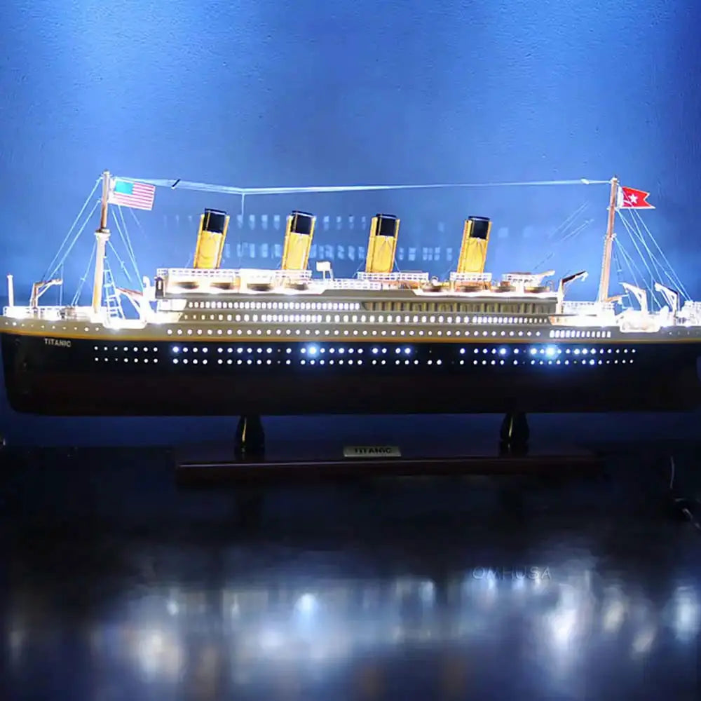 RMS Titanic Model Cruise Ship with Lights
