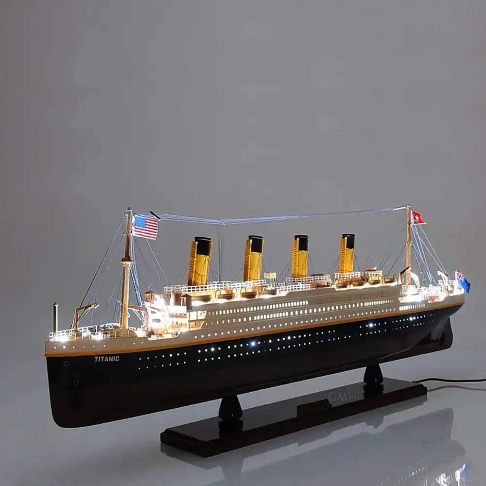 RMS Titanic Model Cruise Ship with Lights