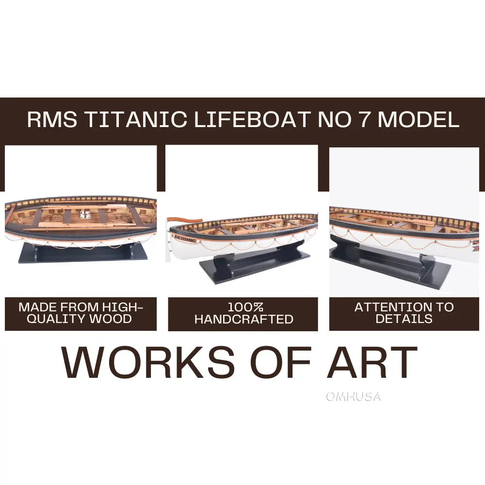 RMS Titanic Model Lifeboat No 7 model