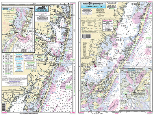Vir/Md Ocean City, MD to Chincoteague Inlet, VA-CHI340 Small