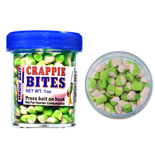 Crappie Bites White & Chartreuse 2 Jars