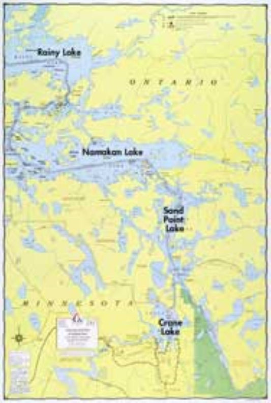 CRANE LAKE, SAND POINT LAKE, NAMAKAN LAKE