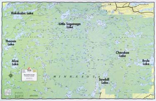 BRULE LAKE, ALICE LAKE, SAWBILL LAKE