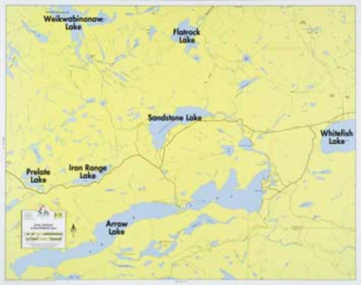 ARROWHEAD LAKE, SANDSTONE LAKE, WEST LAKE