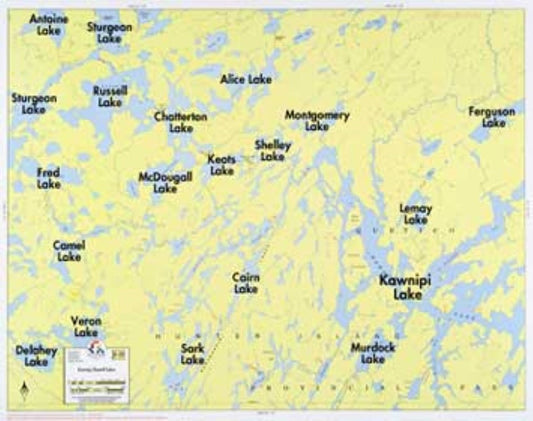 KAWNIPI LAKE, RUSSELL LAKE