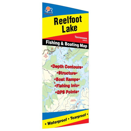 Reelfoot Lake Fishing Map-A409