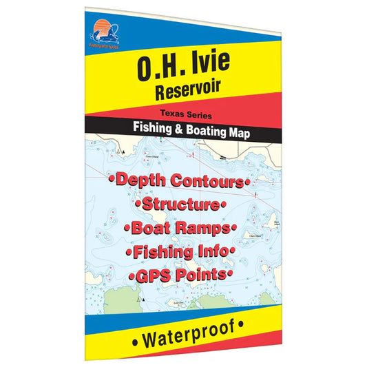 O.H. Ivie Reservoir Fishing Map-A429