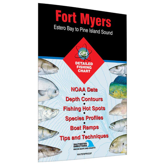 Fort Myers Estero Bay to Pine Island Sound Fishing Map-FL0113