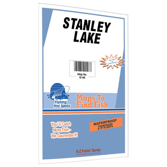 Stanley Lake Fishing Map-G140