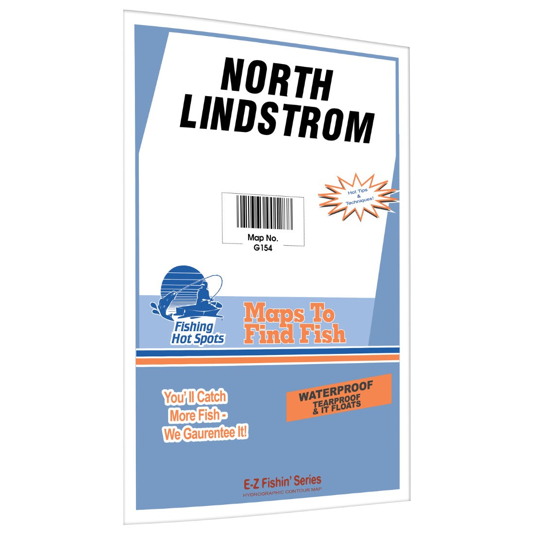North Lindstrom Lake-Chisago Chain Fishing Map G154