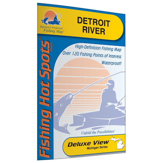 Detroit River Fishing Map-L131