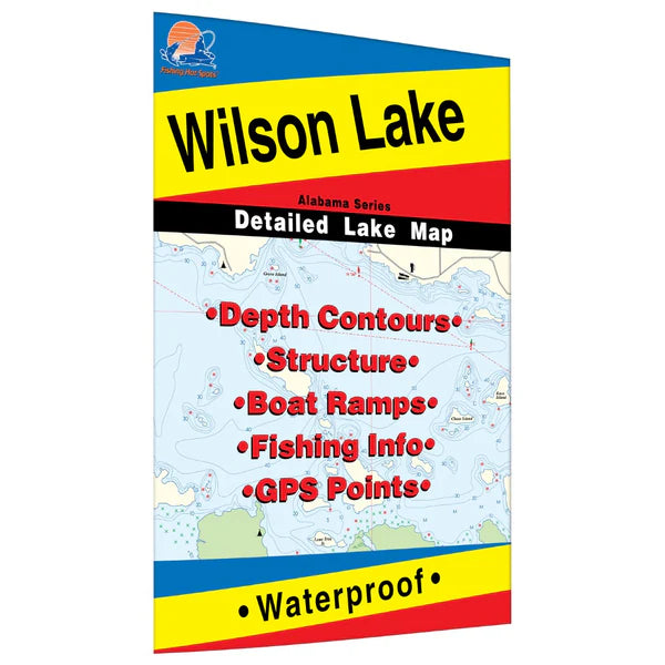 Wilson Lake Fishing Map-L339