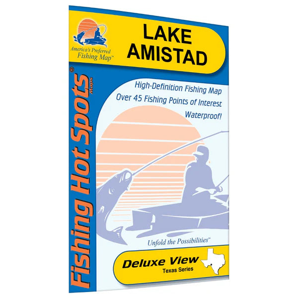 Amistad Reservoir Fishing Map-L721