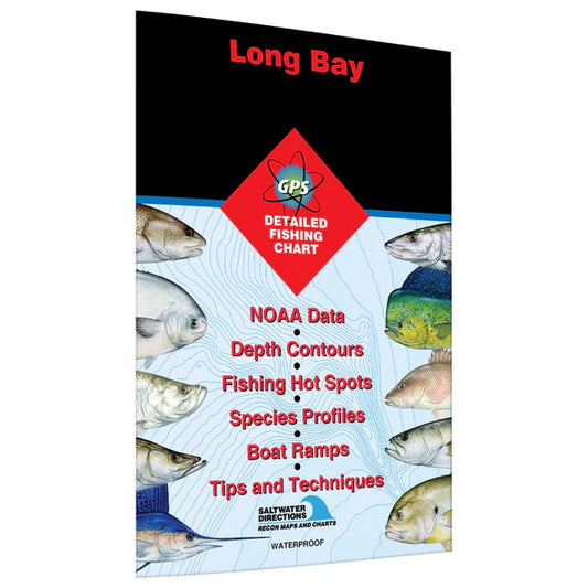 Long Bay Sunset Beach to Cape Fear Fishing Map-NC0101
