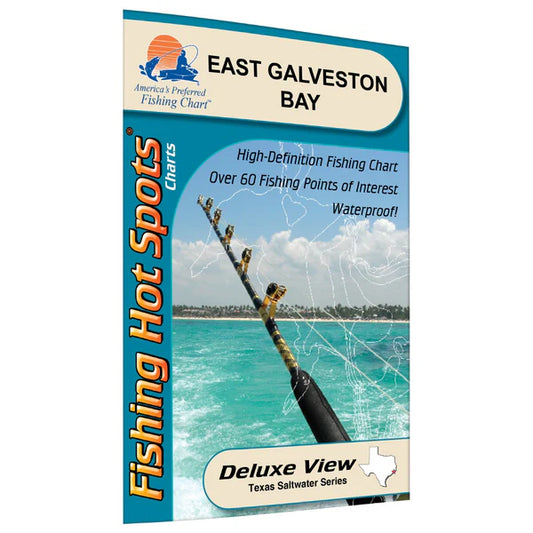 East Galveston Bay Fishing Map-TX0115