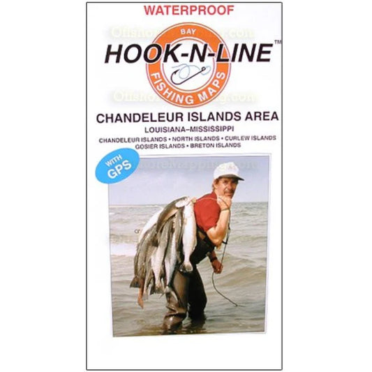 Chandeleur Islands Area Fishing Map-F132