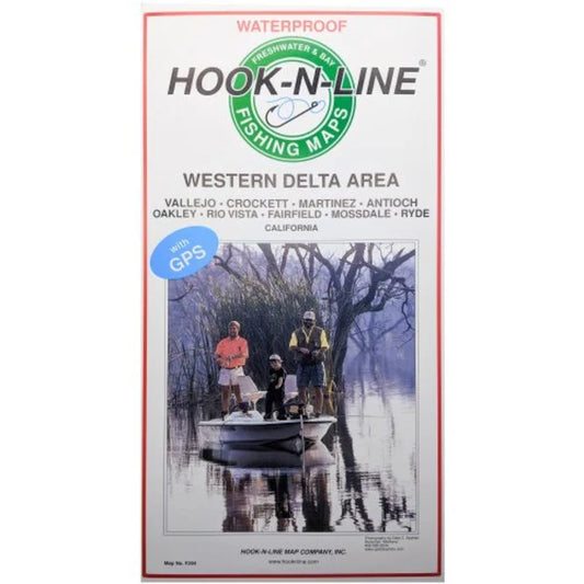 Western Delta Area Fishing Map-F204