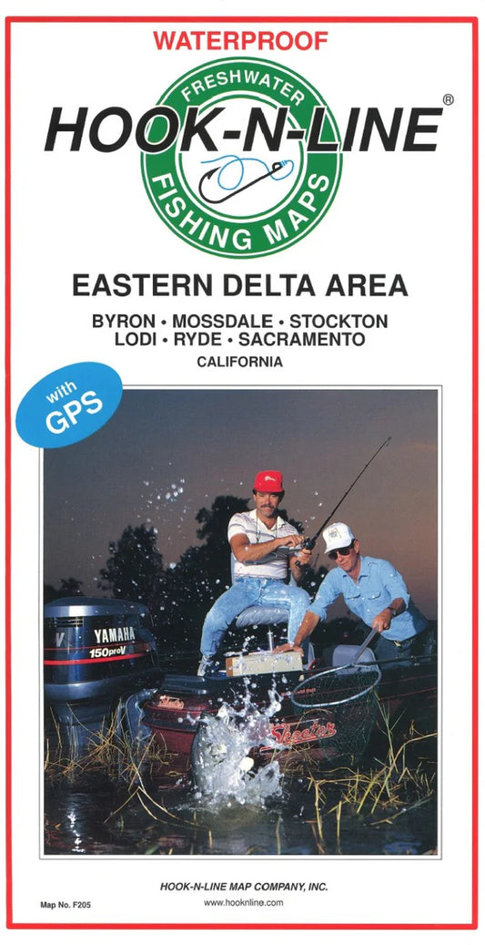 Eastern Delta Area Fishing Map-F205