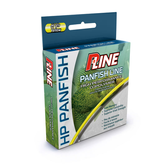 PLine HP Panfish 150 Yards 2lb-8lb Test Yellow/Clear