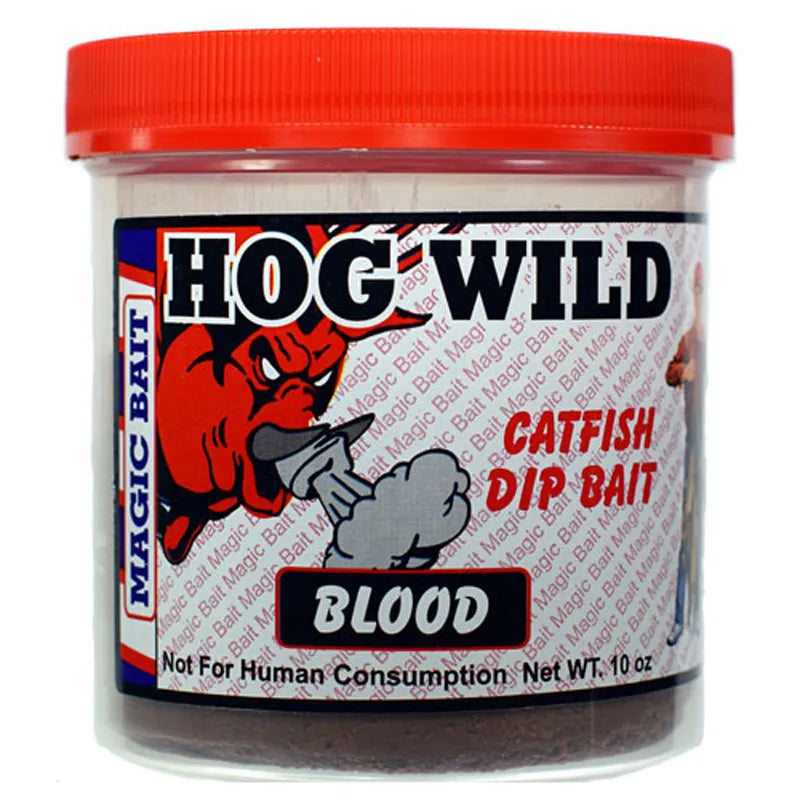 Hog Wild – Blood Catfish Dip Bait with Hooks