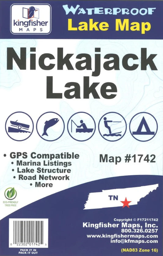 Nickajack Lake Fishing Map-1742