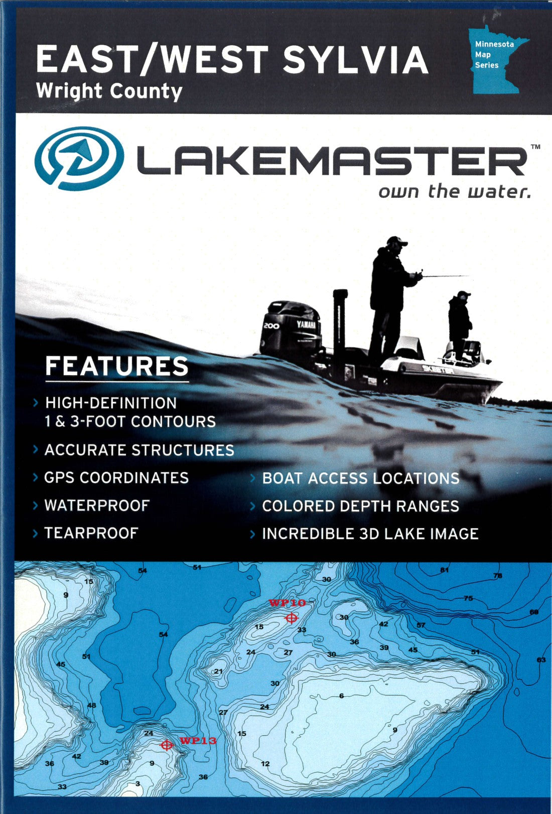 Lake Sylvia Wright Co Fishing Map