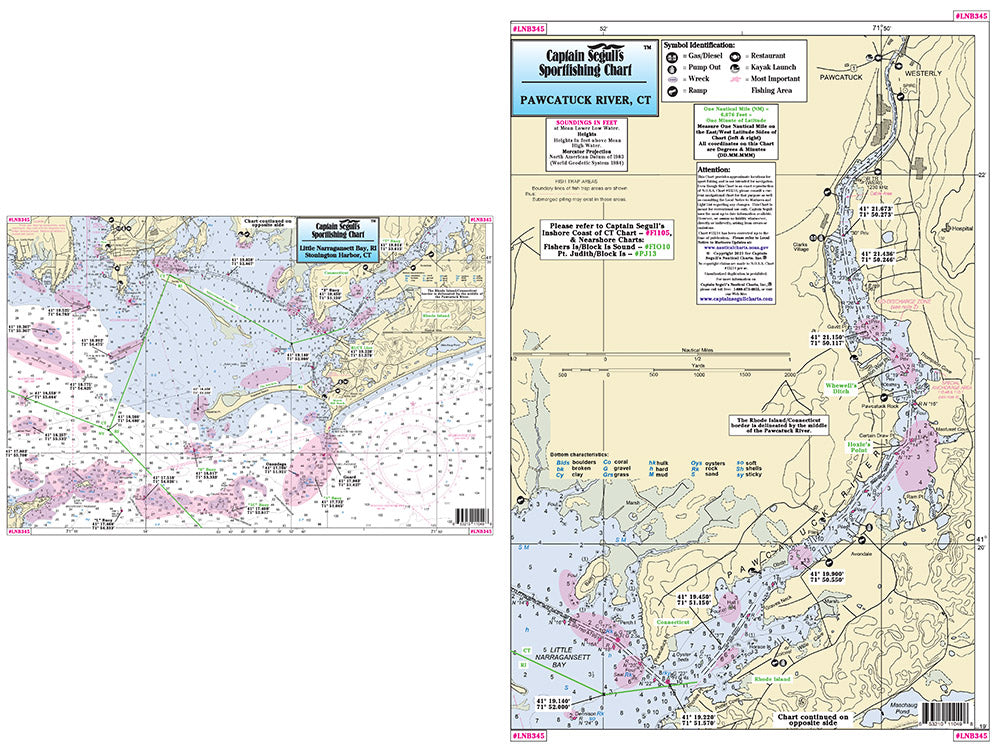 CT/RI Little Narragansett Bay and Pawcatuck River CT, RI-LNB345 Small