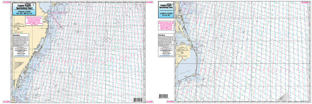 Loran Lines NJ, DE, MD, VA and NC-LR12200-Small
