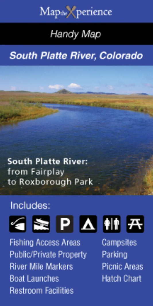 South Platte River, Colorado Fishing Map