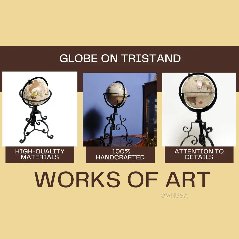 World Globe on Tri Stand-ND033