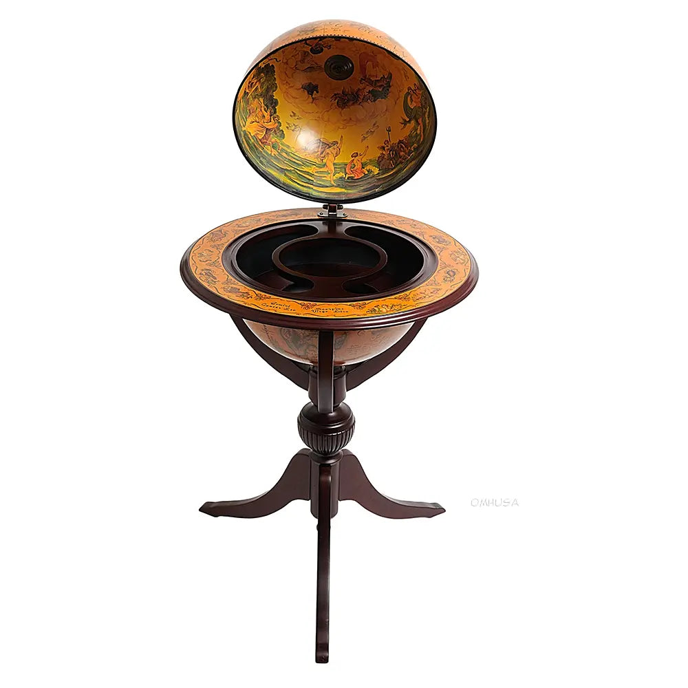 World Globe Bar 17 3/4 inches - 3 legs-NG003