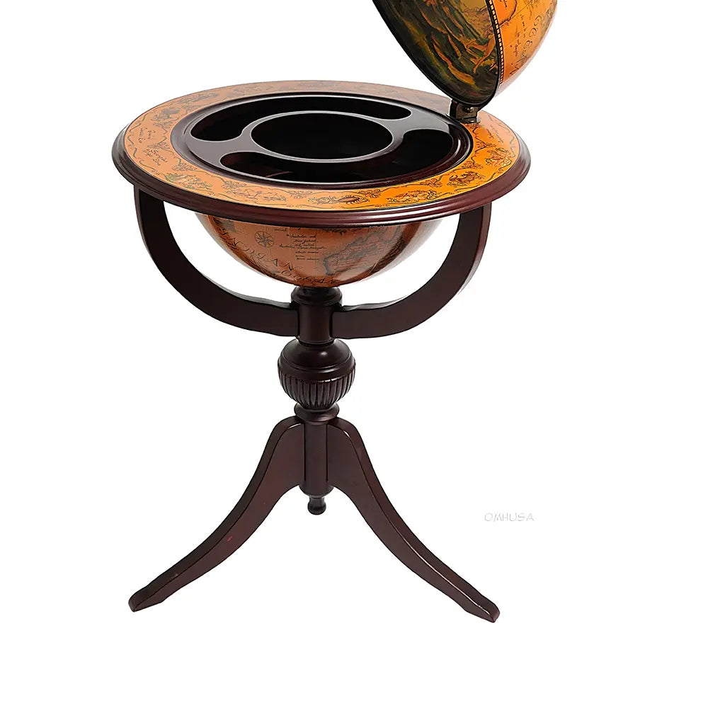 World Globe Bar 17 3/4 inches - 3 legs-NG003