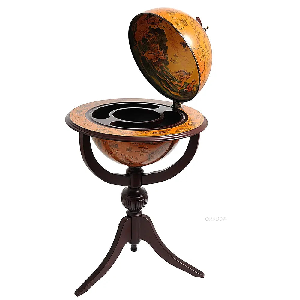World Globe Bar 17 3/4 inches - 3 legs-NG003
