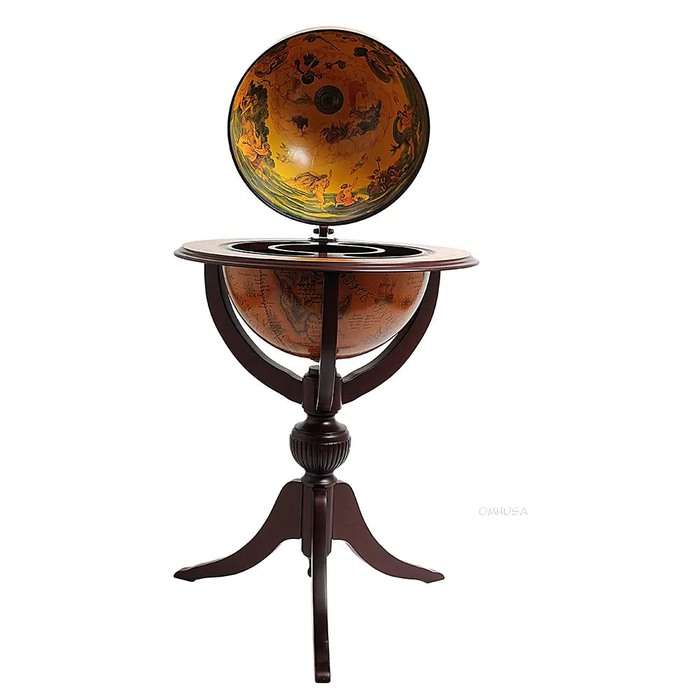 World Globe Bar 17 3/4 inches - 3 legs-NG003