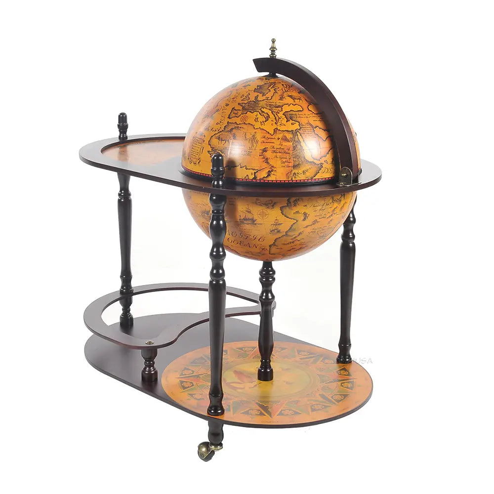 World Globe Drink Trolley 16.5 inches-NG004