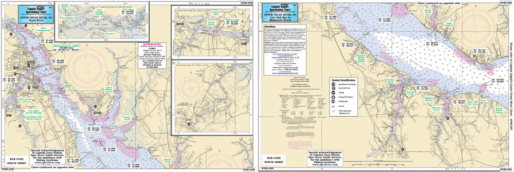 North Carolina Upper Neuse River and Trent River, NC-NRU336-Small